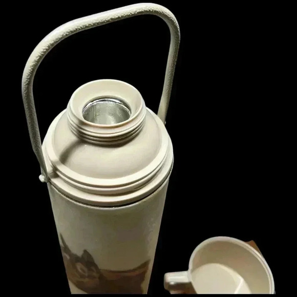 Vintage Horse Head Thermos Canister Gillian DuPont Estate Signed GG Gordon Grand - Picture 12 of 13